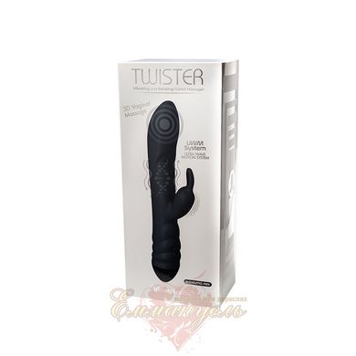 Rabbit vibrator with spiral 3D massage - Adrien Lastic Twister