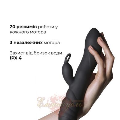 Rabbit vibrator with spiral 3D massage - Adrien Lastic Twister