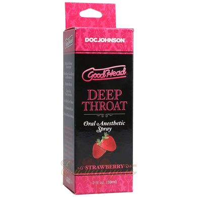 Спрей для минета - Doc Johnson GoodHead Deep Throat Spray – Sweet Strawberry (59 мл)