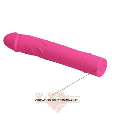 Вібратор - Pretty Love Vic Pink dark - 15 x 2