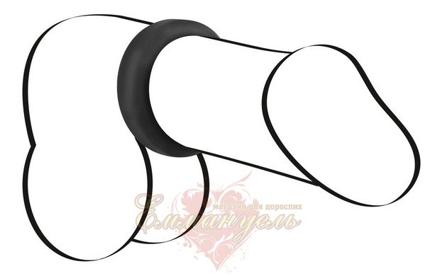 Эрекционное кольцо - Black Velvets Cock Ring 2.6 cm