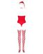 Новорічний костюм - Obsessive Kissmas teddy Red, S/M
