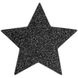 Пестис - стікіні - Bijoux Indiscrets - Flash Star Black, наклейки на соски