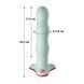 Dildo - Fun Factory BOUNCER, light green, balls inside, vibration effect, diameter 3.9 cm SX0998 - photos (8