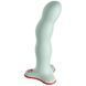 Dildo - Fun Factory BOUNCER, light green, balls inside, vibration effect, diameter 3.9 cm SX0998 - photos (1