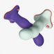 Dildo - Fun Factory BOUNCER, light green, balls inside, vibration effect, diameter 3.9 cm SX0998 - photos (9