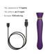Смартвибратор Zalo Queen Twilight Purple &ndash; пульсирующая жемчужина, кристалл Swarovski SX2294 фото 4