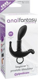 Массажер простаты - Anal Fantasy Collection Beginner's Prostate Stimulator, black 6608461823 фото