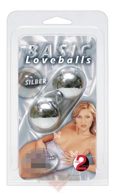Вагінальні кульки - Basic Loveballs Silber