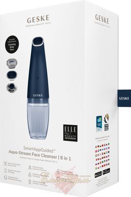 Очищающее устройство для лица GESKE Aqua-Stream Face Cleanser 8в1 midnight HB0400 фото