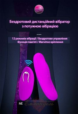 Клиторальный стимулятор в трусики Romance Lisa с пультом, 12 режимов, розовый 6603BI1172 фото