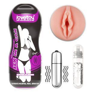 Masturbator vagina - Sex In A Can Vagina Stamina Tunnel - Vibrating 6452LVTOY180 &mdash; photos
