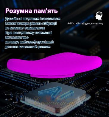 Клиторальный стимулятор в трусики Romance Lisa с пультом, 12 режимов, розовый 6603BI1172 фото