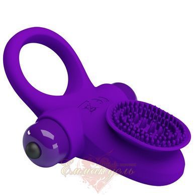 Эрекционное кольцо - Pretty Love Vibro Penis Ring II Blue 6603BI0728 фото