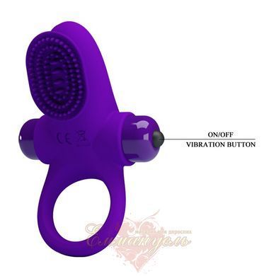 Эрекционное кольцо - Pretty Love Vibro Penis Ring II Blue 6603BI0728 фото