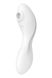 Vacuum smart stimulator with vibration - Satisfyer Curvy Trinity 5 (White), controlled from a smartphone