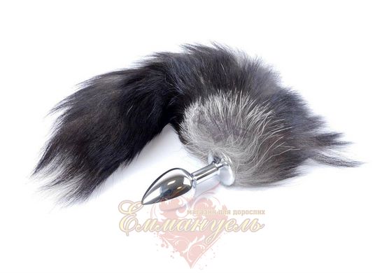 Butt plug with tail - Boss of toys Fox TAIL- Black