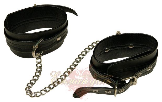 Набор БДСМ - 2490480 Bondage Set - black, стринги, маска, наручники, оковы, плеть