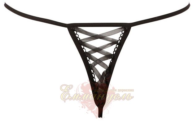 Women's Thong - 2320355 String "Rose" crotchless, S/M