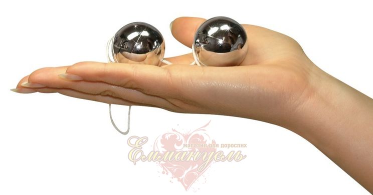 Vaginal beads - Basic Loveballs Silber