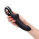Point vibrator - G Fun Factory TIGER black, ribbed, suitable for anal stimulation SX0930 - photos (2