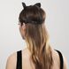 Bijoux Indiscrets MAZE cat mask - Cat Ears Headpiece Black, eco leather